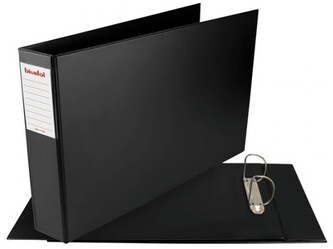 Segregator A3 poziomy 4R D52 czarny SE-04-14, Biurfol