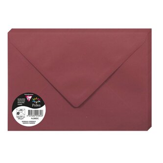 Koperty C5 162x229 bordo POLLEN 5882 20szt.