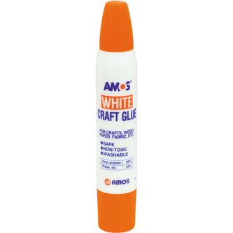 Klej w płynie biały "White Craft" dwa dozowniki 34ml, Amos