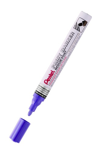 Marker olejowy - okrągła końc. 4,5mm, aluminiowa obudowa, fioletowy MMP10-V, Pentel