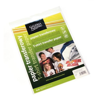 Papier transferowy na jasne tkaniny op. 5 ark., Galeria Papieru