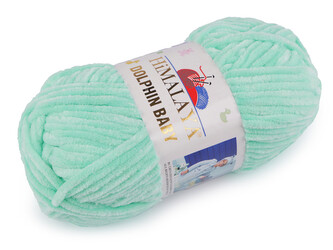 Pletací žinylková příze Dolphin Baby 100 g - 1 ks - 22 (80345) mint tmavá