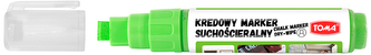 Marker suchościeralny 5x8mm zielony, Toma