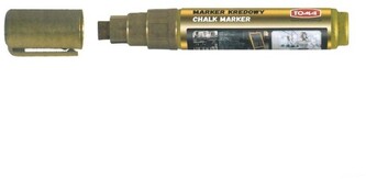 Marker kredowy końc. 8 x 5 mm złoty, 291, Toma