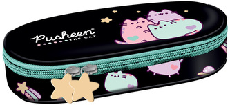 Piórnik saszetka usztywniona z wewnętrzną klapką Pusheen pastel, St.Majewski