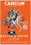 Blok szkicowy A4 50 k. 90g XSmart Sketch&Notes, Canson