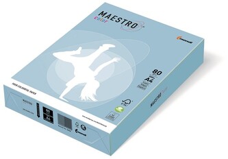 Papier ksero kolorowy A4 80g. Błękit-arktyczny OBL70, Maestro color