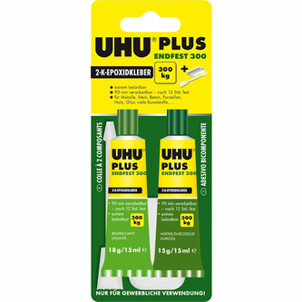 Klej epoksydowy Plus Endfest 300 2x15ml. 300kg, UHU
