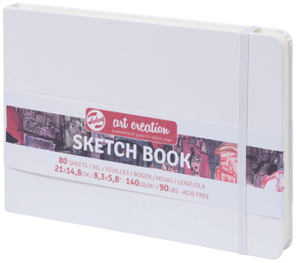 Szkicownik 21x14,8 biały Art Creation, Talens