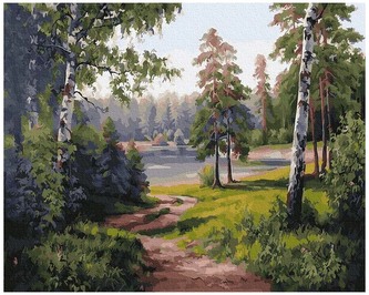 Numermoalowanie Classic 50x65  Leśna droga PC5065098, iPicasso