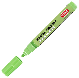 Marker kredowy do czarnych tablic końc. 4.5 mm zielony pastelowy 292-44, Toma