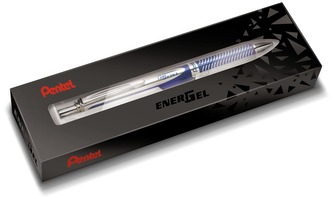 Pióro kulkowe Energel Sterling niebieskie - wkład 0,7 nieb. BL407-TR1CCPL, Pentel