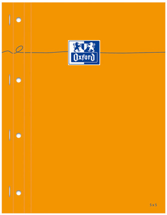 Notes A4+ 80k. z perforacją boczną, 4-otwory, 106289 Oxford