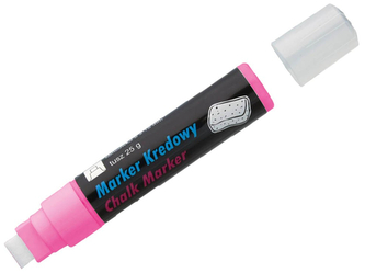 Marker kredowy końc. 8 x 15 mm różowy 290-82, Toma