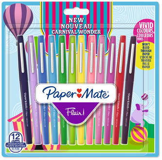 Pisaki Flair Carnival 12szt  Paper Mate