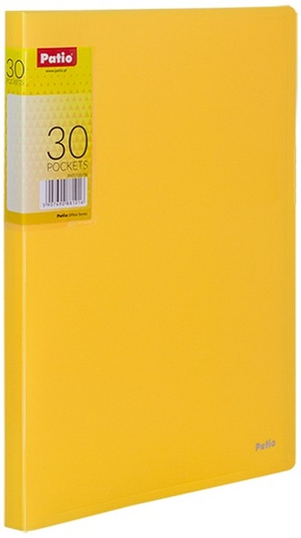 Album ofertowy A4 30 koszulek żółty clear 349566, Patio