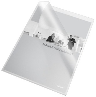 Ofertówka A4 L bezb. 110 mic. op. 10 szt. Esselte