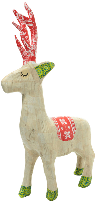 Figura ozdobiona Renifer rozmiar L - 30 x 54 x 10cm (LA105) DECO06 C, Decopatch