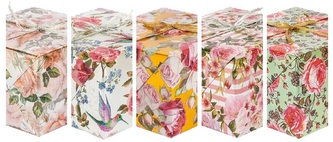 Papier ozdobny rolka 200 x 70cm metal - kwiaty OG7, Pol-Mak