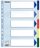 Przekładki A4+ MAXI 5k. PP, Esselte