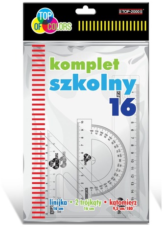 Komplet geometryczny 16 cm 4-elementowy, Top-2000