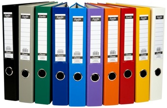 Segregator A4-75mm mech. dźwig. Classic biały, Bantex