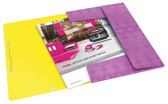 Teczka z gumką A4 Retro Chic, 15 mm, fiolet. Leitz