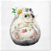 Serwetki 33x33cm Wild Strawberry Hedgehog, Paw