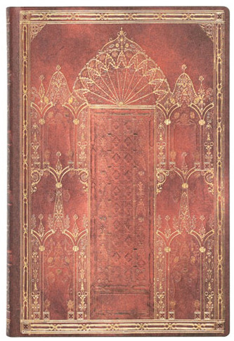 Notes Flexis Gothic Revival Isle of Ely Mini w linię 208 str., Paperblanks