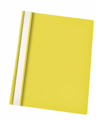 Skoroszyt plastikowy A4 PP żółty op. 25 szt., Esselte