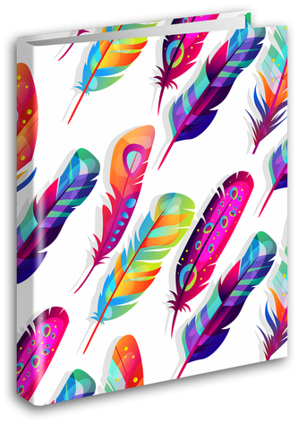 Segregator A5 2R różne wzory Piórka T0102, Penmate