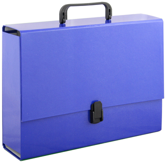 Teczka z rączką A4 10cm ciemnoniebieska, Penmate