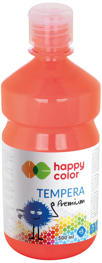 Farba tempera Premium 1000ml koralowa nr 40, Happy Color