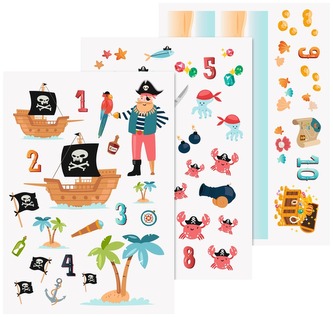 Naklejki na okno Pirat, Heyda