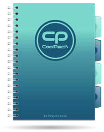 Kołonotes B5 Gradient Blue Lagoon CoolPack, Patio