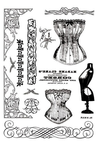 Papier transfer A4 2szt. Gorsety, Stamperia