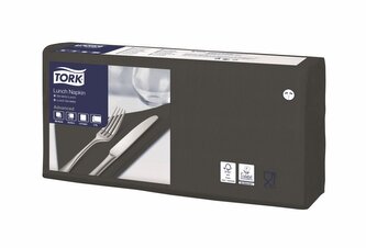 Ubrousky oběd Tork, černé, 2 vr., sklad 1/4, 200 ks