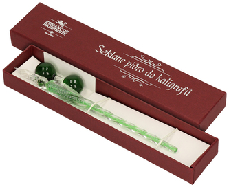 Pióro do kaligrafii szklane zielone, Koh-I-Noor