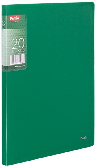 Album ofertowy A4 20 koszulek zielony 351868, Patio