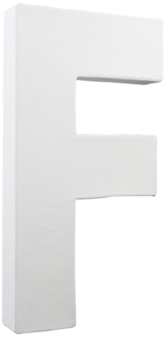 Litera 3D duża 20cm „F” AC705 C, Decopatch