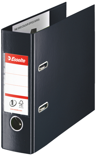 Segregator A5-70mm dźwig. bank. czarny 468970, Esselte