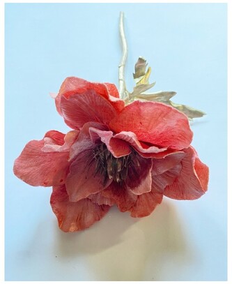 Kwiat ciemiernik welwetowy 29cm brzoskwiniowy, Sztuka Zdobienia