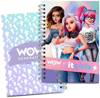 Kołonotes A5 80k linia twarda ok. WOW, Kids