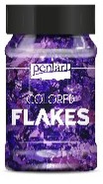 Folia płatki 100ml ciemny fiolet, Pentart