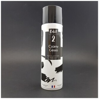 Spray czarny gesso 500ml, Odif