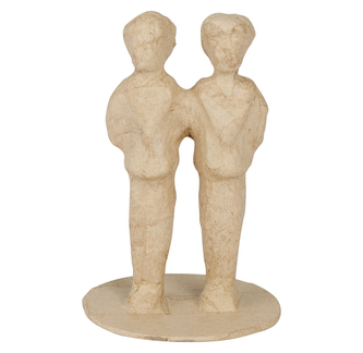 Para Młoda 3 z masy papierowej 13 x 8,5 x 8,5 cm EV027C, Decopatch