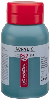 Farba akrylowa 750ml Viridian 616 Art Creation, Talens