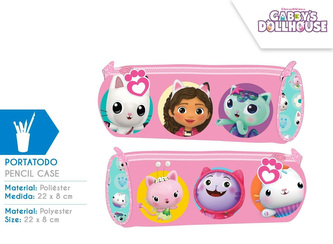 Piórnik tuba 22 x 8 cm Gabbys Dollhouse, Kids