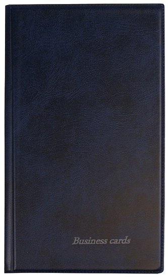 Wizytownik na 60 szt. Lux granat WI-23-02, Biurfol