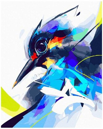 Numeromalowanie Classic 40x50 Abstrakcyjny ptaszek PC4050985 iPicasso